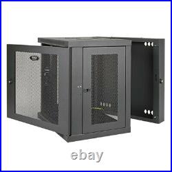 Tripp Lite 10U Wall Mountable Rack Enclosure Server Cabinet Black
