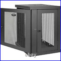 Tripp Lite 12U Wall Mount Rack Enclosure Server Cabinet with Door Sid