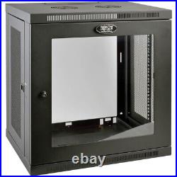 Tripp Lite 12u Wall Mount Rack Enclosure Server Cabinet With Glass Front Door