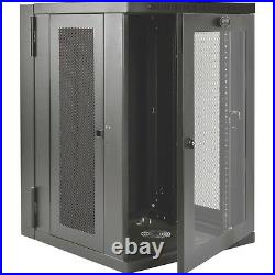 Tripp Lite 18u Wall Mount Rack Enclosure Server Cabinet Deep Acrylic Window