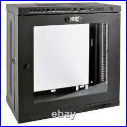Tripp Lite 19-Inch 12U Wall Mount Rack Enclosure Server Cabinet Black