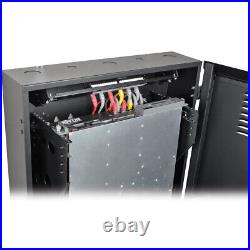 Tripp Lite 19-Inch 2U Wall Mountable Low Profile Rack Enclosure Cabinet Black Tripp Lite 19-Inch 2U Wall Mountable Low Profile Rack Enclosure Cabinet Black