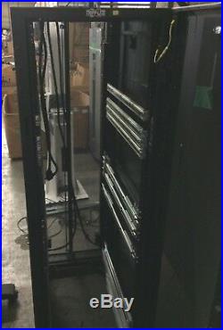 Tripp Lite 42U SmartRack Standard-Depth Server Rack Cabinet SR42UB READ