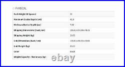 Tripp Lite 6U Wall Mount Rack Enclosure Server Cabinet 16.5 Deep White SRW6UW