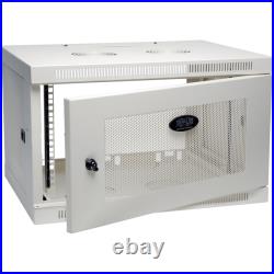 Tripp Lite 6U Wall Mount Rack Enclosure Server Cabinet Wallmount Doors Sides