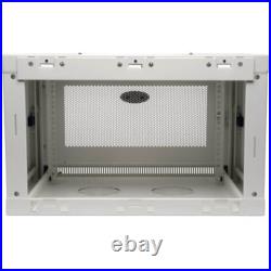 Tripp Lite 6U Wall Mount Rack Enclosure Server Cabinet Wallmount Doors Sides