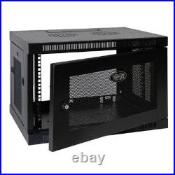 Tripp Lite 9U Wall Mountable Rack Enclosure Server Cabinet Black