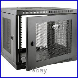Tripp Lite 9u Wall Mount Rack Enclosure Server Cabinet Low Profile Deep 19 9u