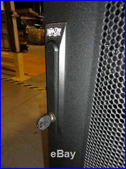 Tripp-Lite SR25UB 25U Rack Cabinet Enclosure Front/Back Doors