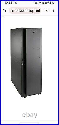 Tripp-Lite SRQP42UB 42U Rack Enclosure Server Cabinet Quiet w Sound Suppression