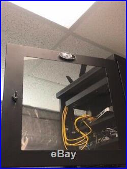 Tripp Lite SRW12USG 12U Wall Mount Rack Enclosure Server Cabinet withGlass Door