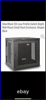 Tripp Lite SmartRack 12U Low-Profile Wall Mount Rack Enclosure Cabinet? READ