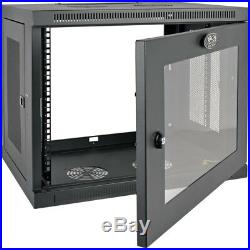Tripp Lite Srw9ug Smartrack 9u Wall-mount Standard-depth Rack Enclosure Cabinet