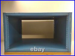 Vintage 10U A/V Rack Cabinet Enclosure Blue