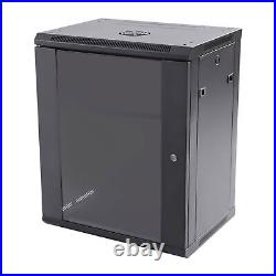 Wall Mount Network Server Data Cabinet Enclosure Rack Glass Door US 4U/6U/9U/15U