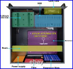 Wall Mount Server Cabinet IT Network Rack Cabinet Enclosure 7X3.5 HDD Drive Bays