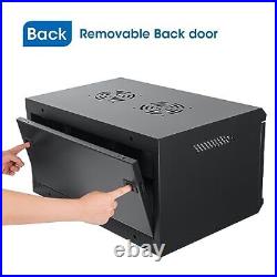 Wall Mount Server Cabinet IT Network Rack Enclosure Locking Door 6U Mesh Wall Mount Server Cabinet IT Network Rack Enclosure Locking Door 6U Mesh