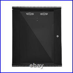 Wall Mount Server Data Cabinet Enclosure Rack 15U Series Network Cabinet Black