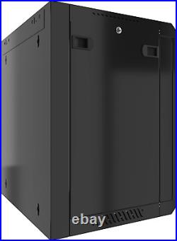 Wall Mount Server Rack Cabinet Locking Computer Cabinet Network Enclosure for El