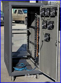 XRackPro2 25U Noise Reduction Server Rack Enclosure Rackmount Cabinet